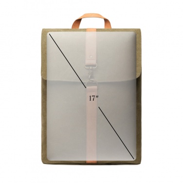 Logo trade promotional giveaway photo of: VINGA Bosler backpack GRS recycled canvas