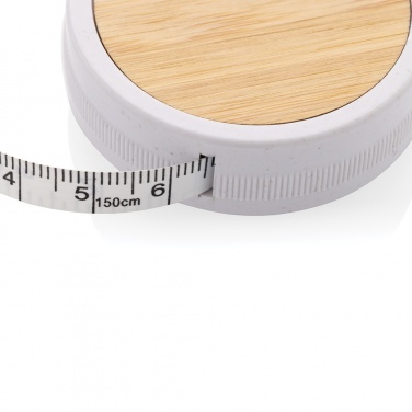 Logotrade corporate gift image of: RCS recycled plastic & bamboo tailor tape