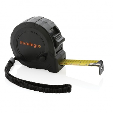 Logo trade promotional merchandise photo of: RCS recycled plastic 5M/19 mm tape with stop button