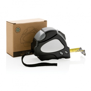 Logo trade promotional products image of: RCS recycled plastic Auto stop tape 8M/25mm