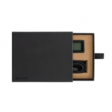 Logotrade promotional item picture of: Gear X RCS recycled aluminum 30 metre laser measure