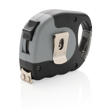 Logo trade promotional item photo of: Measuring tape with carabiner