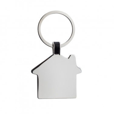 Logo trade promotional product photo of: RCS recycled zinc alloy house keyring