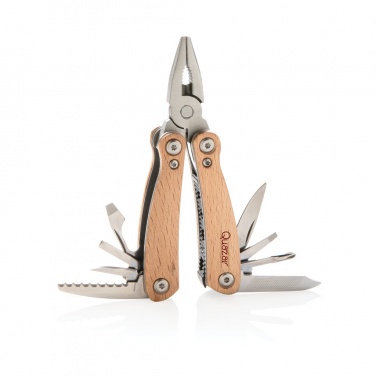 Logo trade promotional merchandise picture of: Wood multitool mini
