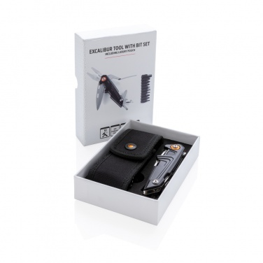 Logo trade promotional gifts image of: Excalibur tool with bit set