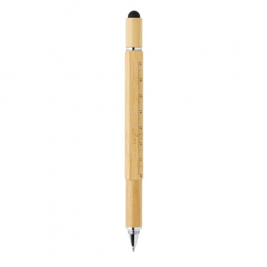 Logotrade promotional giveaway picture of: Bamboo 5-in-1 toolpen