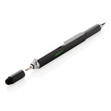 Logo trade promotional merchandise image of: 5-in-1 aluminium toolpen