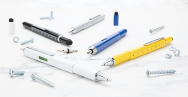 Logo trade promotional giveaway photo of: 5-in-1 aluminium toolpen