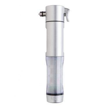 Logo trade promotional gift photo of: Emergency light with hammer