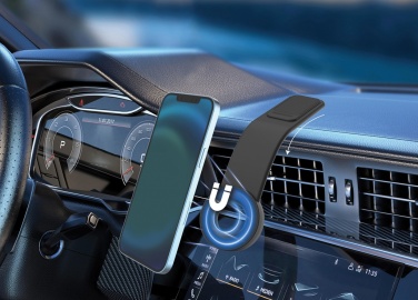 Logotrade promotional product image of: DriveGrip RCS recycled plastic universal magnetic car holder