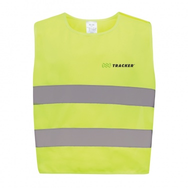 Logo trade promotional item photo of: GRS recycled PET high-visibility safety vest 3-6 years