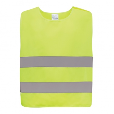 Logo trade promotional giveaways picture of: GRS recycled PET high-visibility safety vest 7-12 years