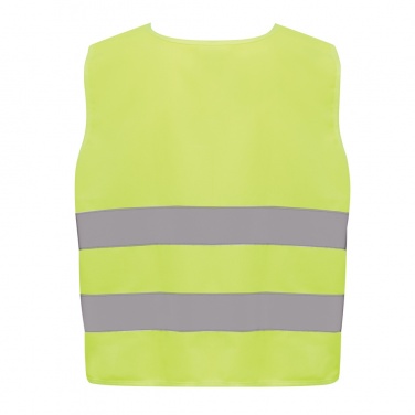 Logo trade promotional gift photo of: GRS recycled PET high-visibility safety vest 7-12 years
