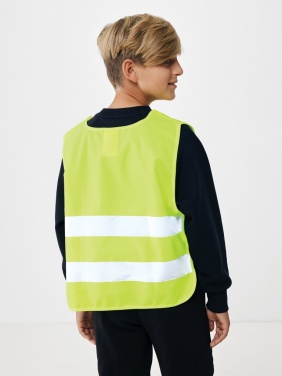 Logo trade promotional items picture of: GRS recycled PET high-visibility safety vest 7-12 years