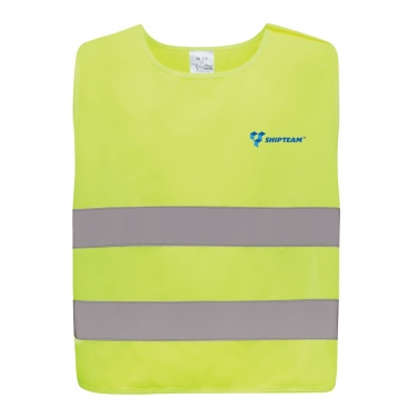Logo trade promotional giveaways picture of: GRS recycled PET high-visibility safety vest 7-12 years