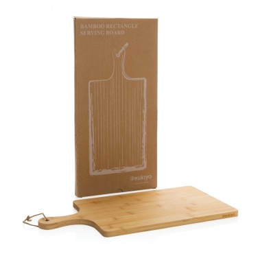 Logo trade promotional product photo of: Ukiyo bamboo rectangle serving board