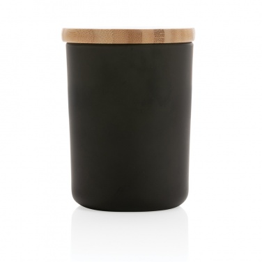 Logo trade promotional merchandise photo of: Ukiyo deluxe scented candle with bamboo lid