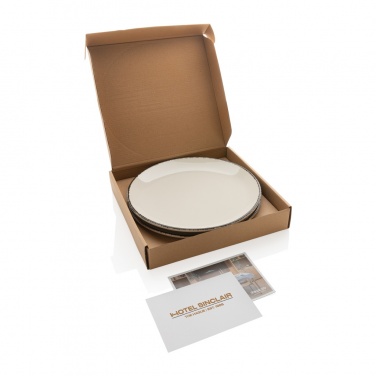 Logo trade advertising products picture of: Ukiyo dinner plate set of 2