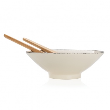 Logotrade promotional merchandise picture of: Ukiyo salad bowl with bamboo salad server