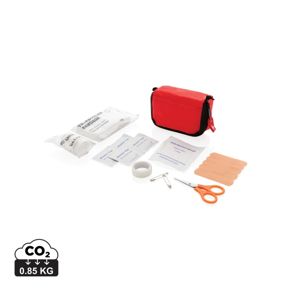 Logo trade promotional gifts image of: First aid set in pouch