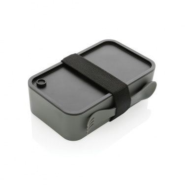 Logotrade promotional giveaway picture of: GRS recycled PP lunch box with spork