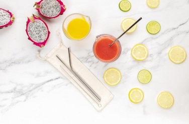 Logotrade business gifts photo of: Reusable stainless steel 3 pcs straw set