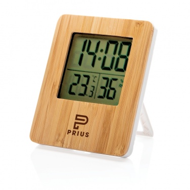 Logotrade corporate gift picture of: Bamboo weather station