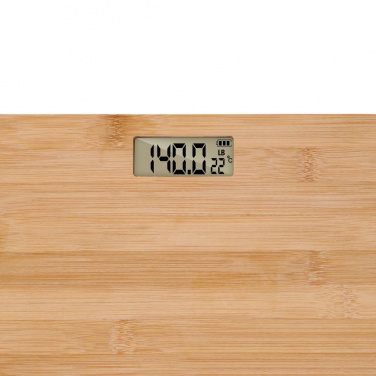 Logo trade advertising products image of: Grundig Bamboo Digital Body Scale