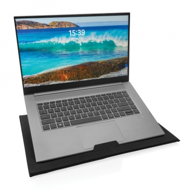 Logotrade promotional giveaways photo of: Impact AWARE RPET Foldable desk organizer with laptop stand