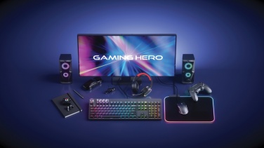 Logotrade promotional merchandise picture of: RGB gaming mousepad