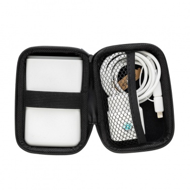 Logotrade promotional product image of: Surge RCS recyled PET 20W type C 3 pcs charging set