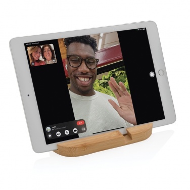 Logotrade promotional gift picture of: Bamboo tablet and phone holder