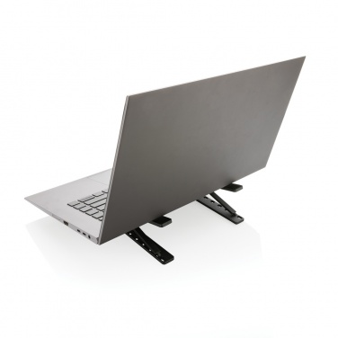 Logo trade business gift photo of: Terra RCS recycled aluminium universal laptop/tablet stand