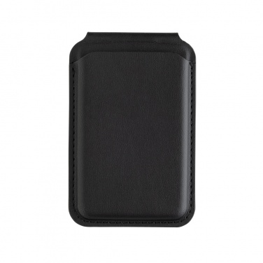 Logo trade promotional items image of: Magstand RCS recycled PU magnetic phone wallet with stand
