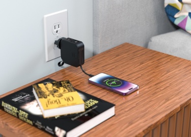 Logo trade advertising product photo of: Urban Vitamin Saratoga 5 in 1 universal charger