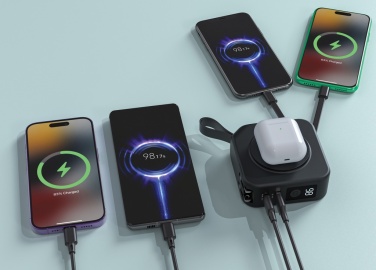 Logo trade promotional products image of: Urban Vitamin Saratoga 5 in 1 universal charger