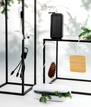 Logo trade promotional items picture of: 4-in-1 cable with carabiner clip