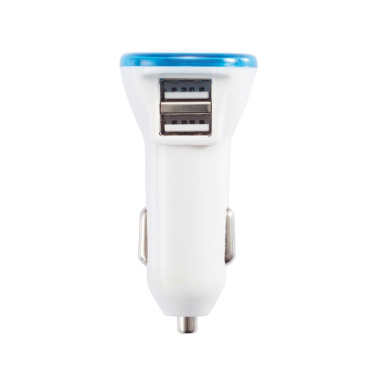 Logo trade promotional item photo of: Powerful dual port car charger