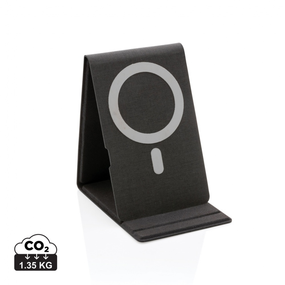 Logo trade promotional item photo of: Artic Magnetic 10W wireless charging phone stand
