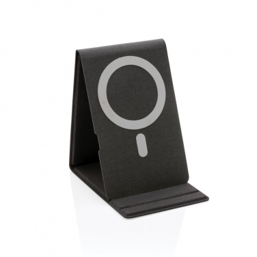 Logo trade business gift photo of: Artic Magnetic 10W wireless charging phone stand