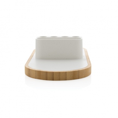 Logo trade corporate gifts image of: Ontario RCS rplastic 10W dual wireless