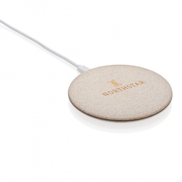 Logotrade promotional product image of: 5W Wheat straw wireless charger