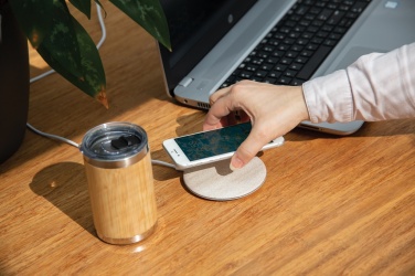 Logotrade promotional merchandise image of: 5W Wheat straw wireless charger