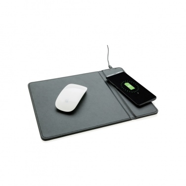 Logo trade advertising products picture of: Mousepad with 5W wireless charging