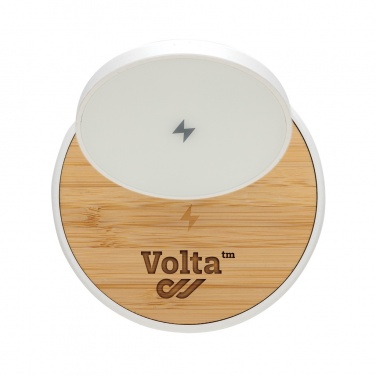 Logo trade corporate gifts picture of: Ontario RCS rplastic 15W magnetic charging 2 in 1 stand