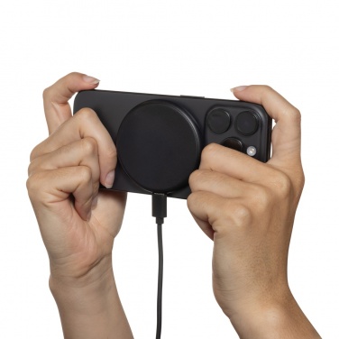 Logo trade advertising products picture of: Magnapad 15W RCS rplastic magnetic 3 in 1 charging pad
