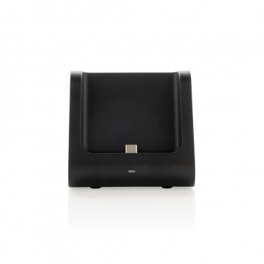 Logotrade promotional products photo of: Powerbase RCS recycled plastic 3 in 1 charger with powerbank