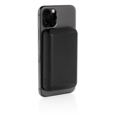 Logotrade promotional item image of: Magnetic 5.000 mAh 5W wireless powerbank