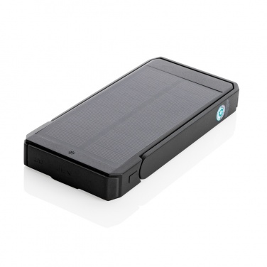 Logotrade corporate gift image of: Skywave RCS recycled plastic solar powerbank 10000 mAh