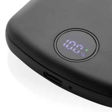 Logo trade promotional products image of: MagBoost RCS recycled plastic 5000 mah magnetic powerbank